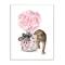 Stupell Industries Pink Fashion Floral Bouquet Leopard Wooden Wall Plaque